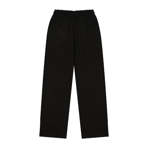DE one tuck pants (black)